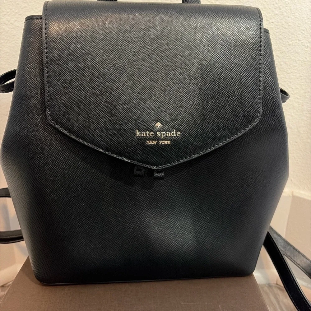 Kate Spade Midnight Black Backpack